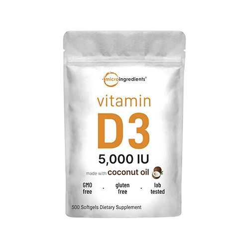 Vitamin D3 5.000 Iu - 500 Capsulas Líquidas