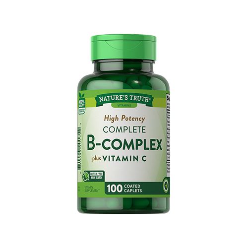 B-Complex + Vitamin C - 100 Tabletas