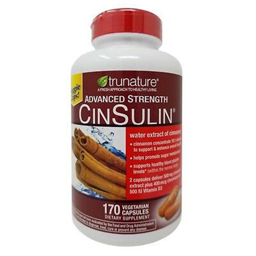 Cinsulin Advanced Strength Trunature - 170 Capsulas