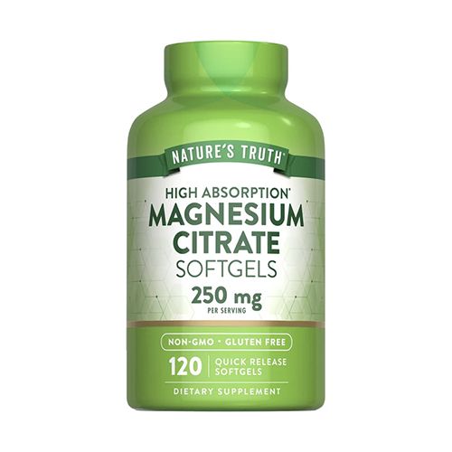 Citrato De Magnesio 250 Mg - 120 Cápsulas Líquidas