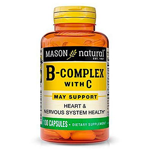 Complejo B Con Vitamina C Mason - 100 Cápsulas