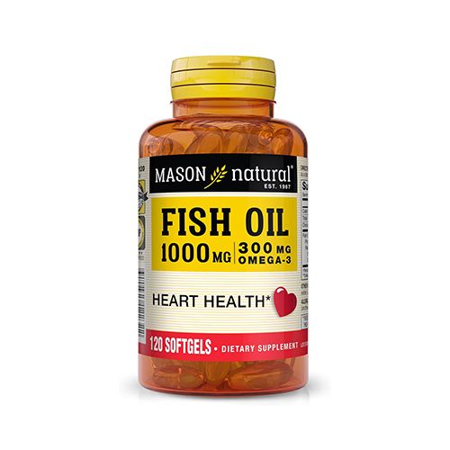 Fish Oil 1000 Mg Con Omega 3 300 Mg - 120 Cápsulas Líquidas