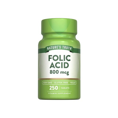 Folic Acid 800 Mcg 800 Mcg - 250 Tabletas