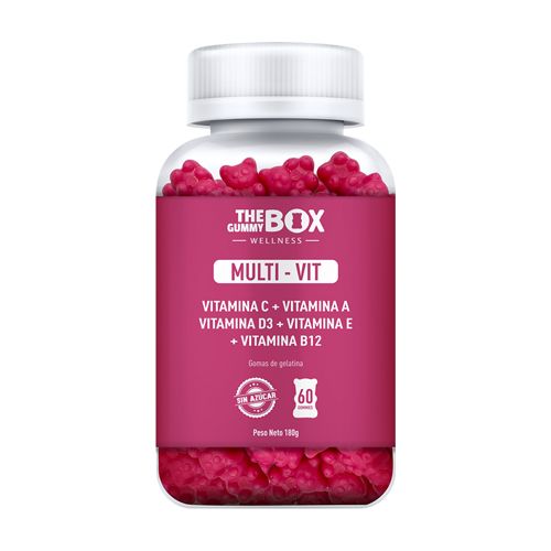 Gomitas Con Multivitaminas The Gummy Box - 180 Gr