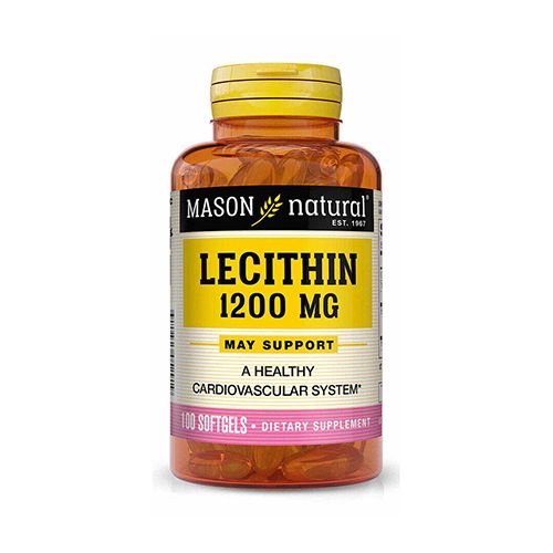 Lecithin 1200 Mg Mason - 100 Capsulas Liquidas