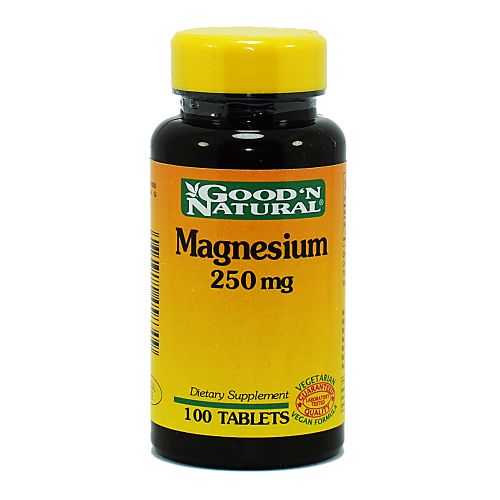 Magnesio 250 Mg Good ´N Natural - 100 Tabletas (Magnesium 250 Mg)
