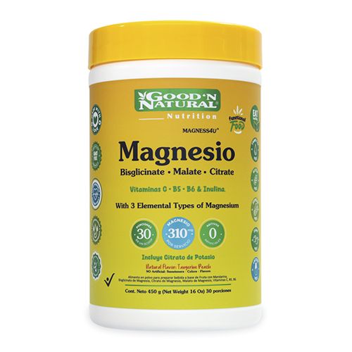 Magnesio En Polvo Bisglicinate Malate Citrate - 450 Gr