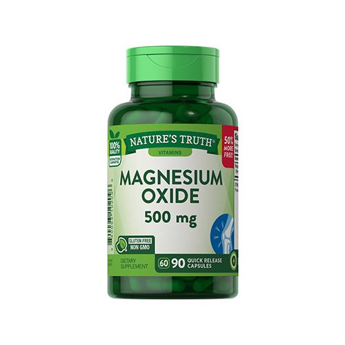 Magnesium Oxide 500 Mg - 90 Capsulas