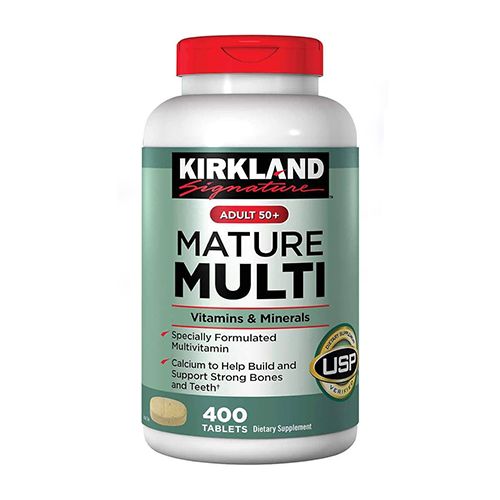 Multivitaminico Mature 50+ Kirkland - 400 Tabletas
