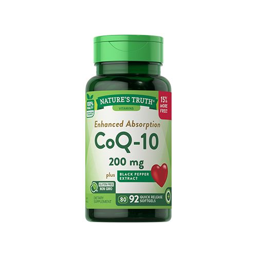 Natures TNatures Truth Co Q-10 200 Mg - 92 Capsulas Liquidasruth Co Q-10 200 Mg - 92 Capsulas Liquidas