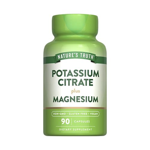 Potassium Citrate + Magnesium - 90 Capsulas