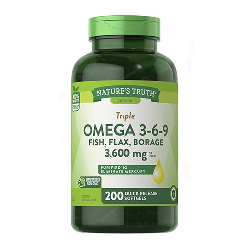 Triple Omega 3-6-9 Liberaci N R Pida 3600Mg - 60 Capsulas Liquidas