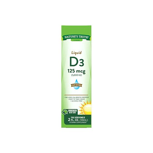 Vitamin D3 Liquid 5.000 Iu - 2 Oz