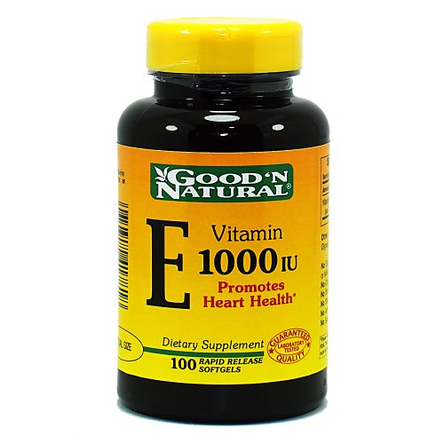 Vitamin E 1000 Iu Good ´N Natural - 100 Cápsulas Blandas (Vitamin E 100 Iu)