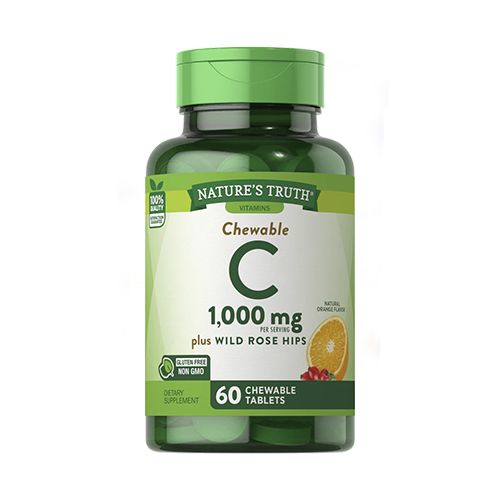 Vitamina C 1000Mg - 60 Tabletas Masticables