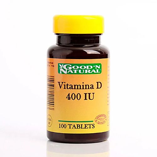 Vitamina D 400 Iu Good Natural 100 Tabletas - 50 Gr